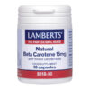 Lamberts - Β-Καροτένιο 15mg Υγεία Μαλλιών Δέρματος & Οστών 90 caps